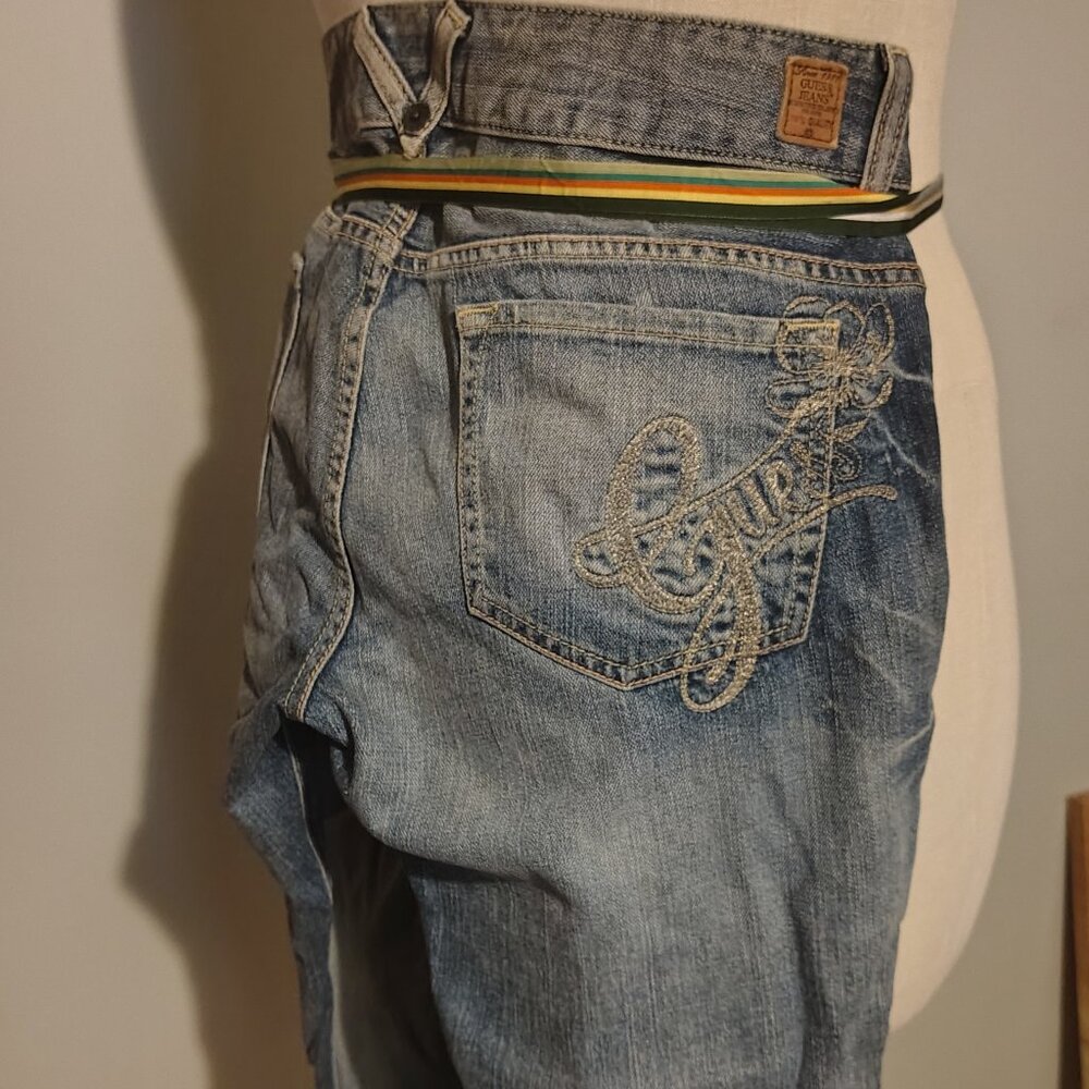 Guess blue jean capris